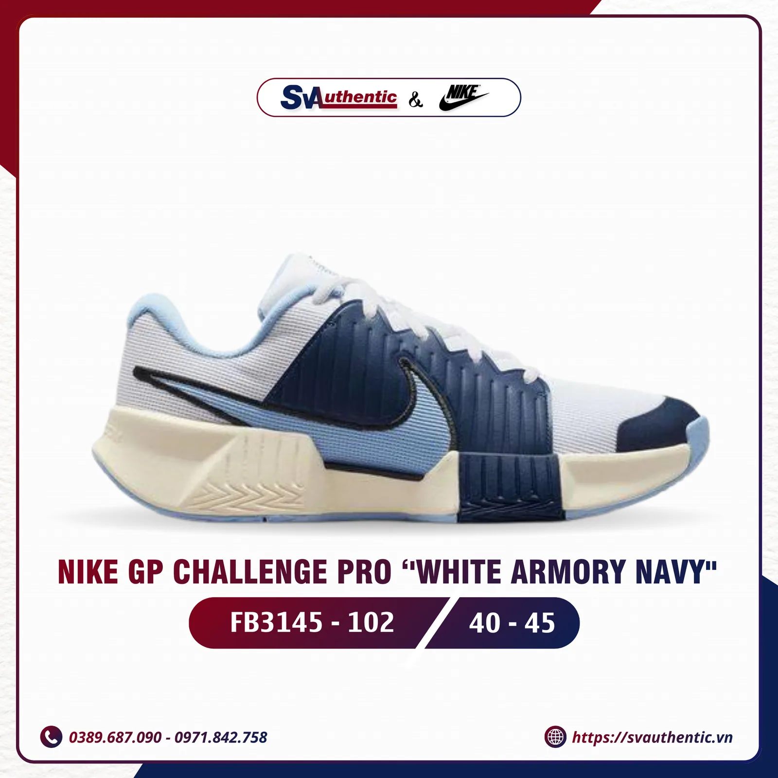 Giày Tennis Pickleball Nike GP Challenge Pro FB3145 102